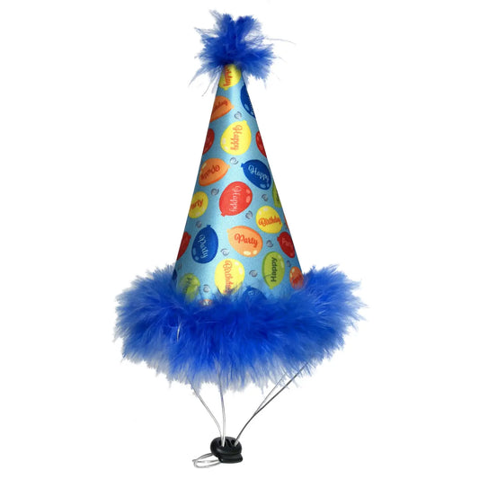 Party Time Blue Party Hat with Snugfit® Large