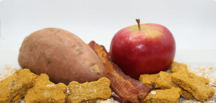 Sweet Potato, Apple Bacon Biscuit