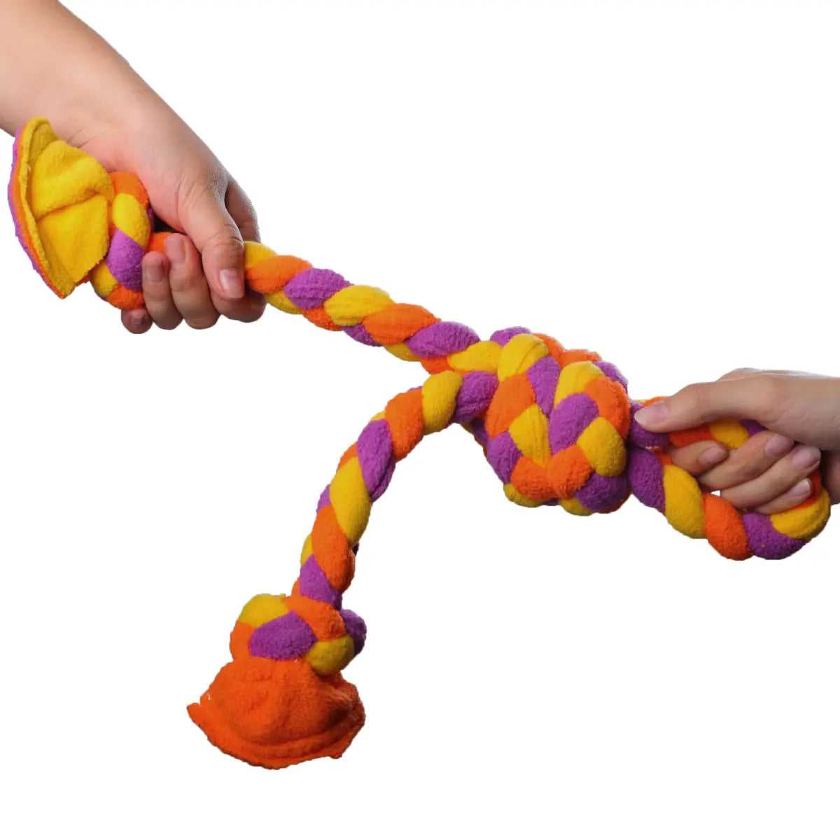 Goat Braided Soft Tug Dog Toy
