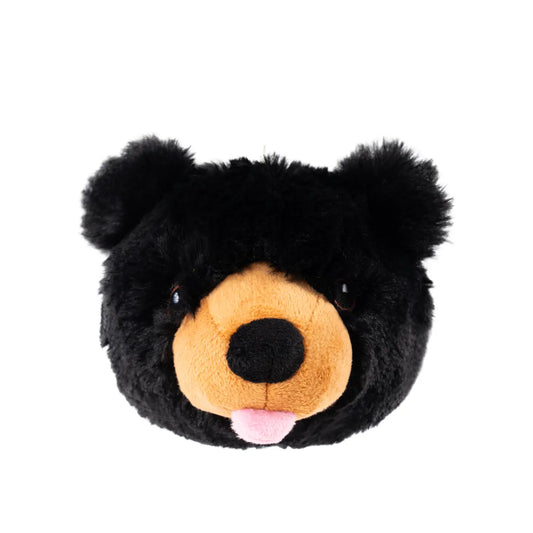 Black Bear 2-in-1 Fetch Ball Dog Toy