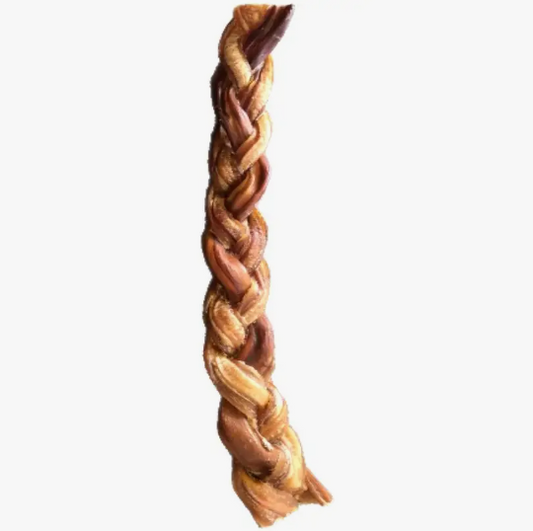 Triple Braided Bully Stick 6 Inch Thick