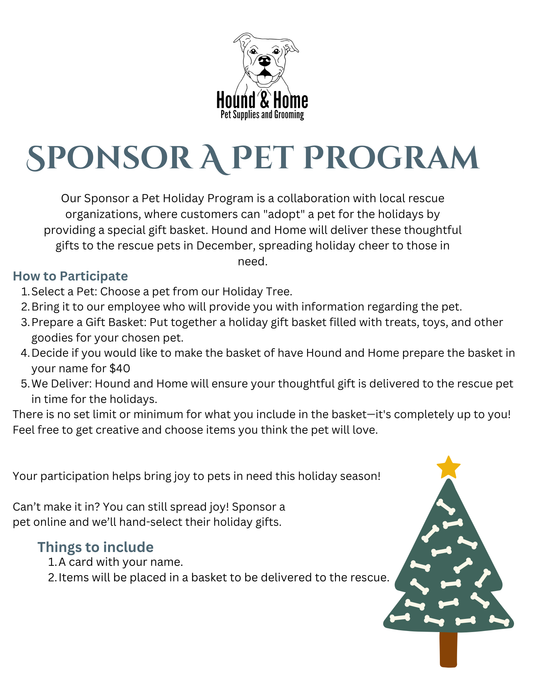 Sponsor a Pet