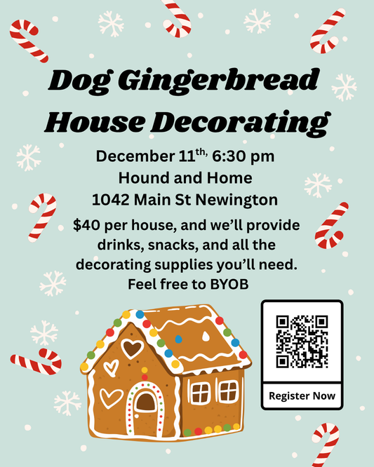 Gingerbread Dog House Decorating