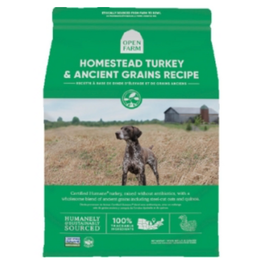 OPEN FARM DOG ANCIENT HOMESTEAD TURKEY 11LBS