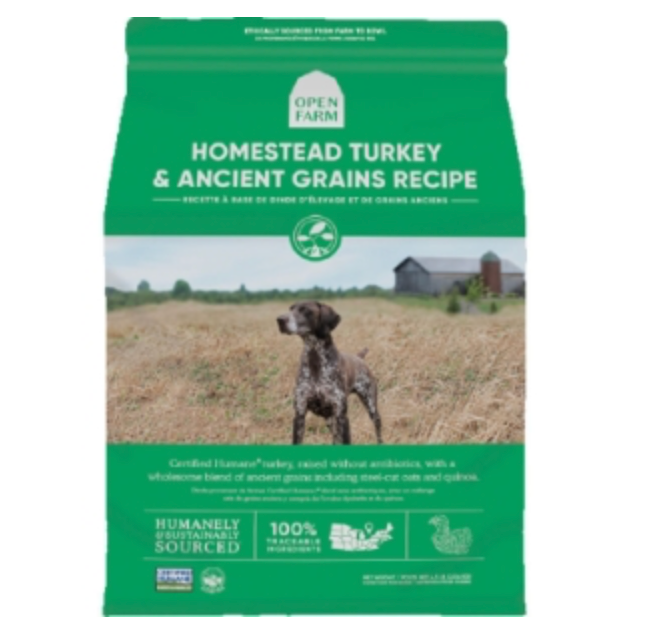 OPEN FARM DOG ANCIENT HOMESTEAD TURKEY 4LBS