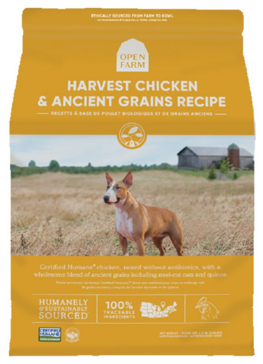 OPEN FARM DOG ANCIENT HARVEST CHICKEN 4LBS