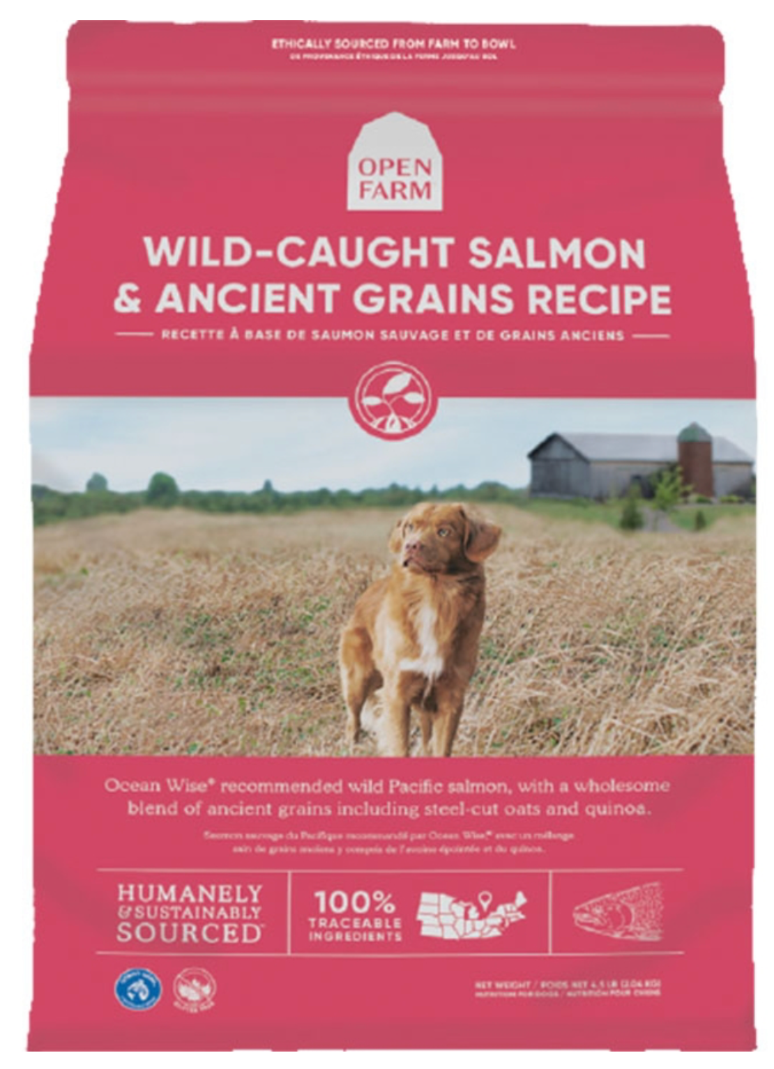 OPEN FARM DOG ANCIENT WILD SALMON 4LBS