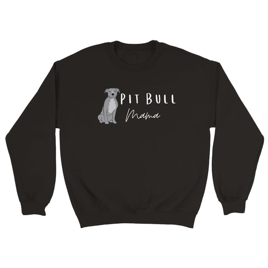 Pit Bull Mama Classic Unisex Crewneck Sweatshirt