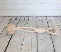 Hemp Rope Toy- Ball With Pully