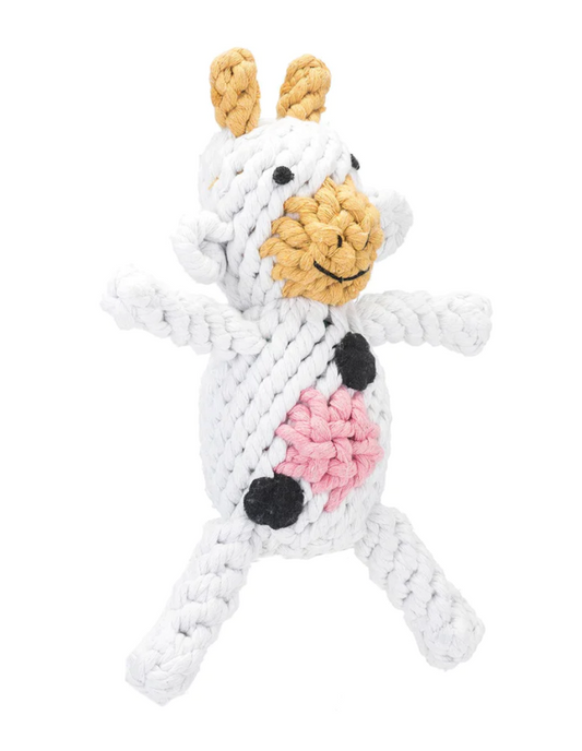 Claire the Cow Rope Toy